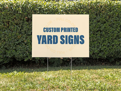 Custom Printed Double Sided Yard Signs