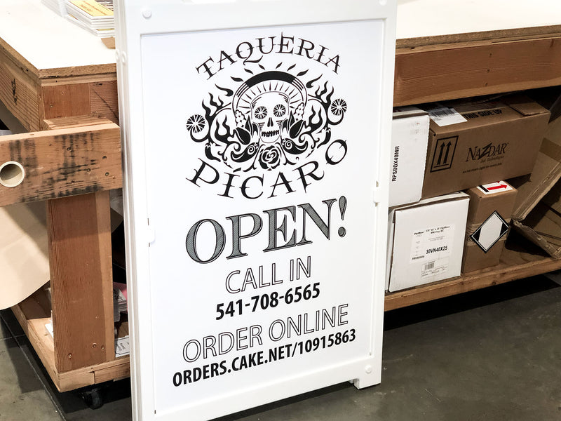 Custom A Frame Restaurant Insert Print